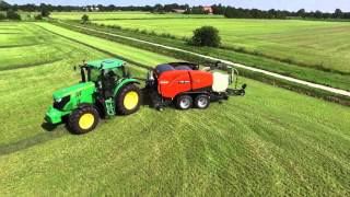 KUHN new FB  FBP  Round BalerWrapper Combinations In action [upl. by Hebert754]