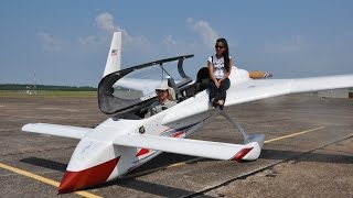 Burt Rutan Longez Cross Country Flight Jon Berger Long EZ [upl. by Nirehtac]