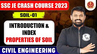 SSC JE 2023  Soil Mechanics  Introduction Of Soil amp Index Properties Of Soil  Civil Engineering [upl. by Aicilev62]