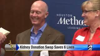 Kidney donation swap saves 6 lives [upl. by Iramo]