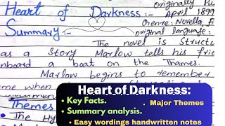 Heart of Darkness by Joseph Conrad  Heart of darkness summary analysis in English [upl. by Nittirb]