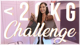 PACKING UNDER 20KG LUGGAGE CHALLENGE  JAMIE CHUA [upl. by Sarge845]