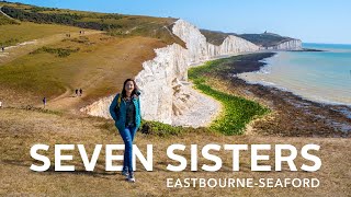 AN UNFORGETTABLE HIKE 🏴󠁧󠁢󠁥󠁮󠁧󠁿 Visit stunning Eastbourne Seven Sisters Beachy Head in East Sussex [upl. by Asatan]