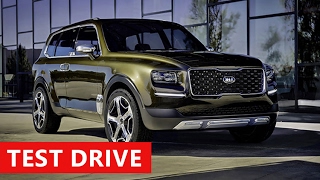 2018 Kia Telluride Concept Interior amp Exterior  Test Drive [upl. by Helsie]