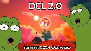 Decentraland Summit 2024 in 37 mins  DCL 20 Unveiling [upl. by Ezzo87]