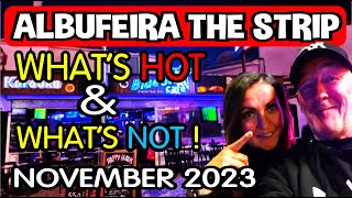 The Strip Albufeira Portugal Whats Open amp Whats Closed for November 2023 [upl. by Terryl]