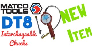 Matco Tools DT8 Interchangeable Chuck Digital Tire Inflator [upl. by Boru]