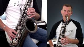 Getting started with Saxophone Overtones  Saxophone lesson from Sax School How to play saxophone [upl. by Barden]