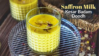 Saffron Milk Recipe  Kesar Badam Doodh  Indian Kesar Milk Recipe Healthy amp Delicious Drink [upl. by Edak364]