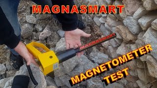 MAGNASMART magnetometer  army rifle depth test with 30 cm probe [upl. by Gavra12]