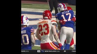 Josh Allen rushes for a 26yard touchdown vs Kansas City Chiefs [upl. by Nibur]