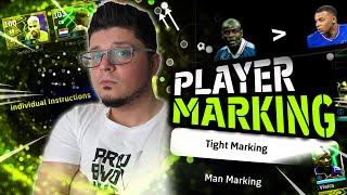 eFootball 2025 Tight marking man marking which position to mark in common formation you face [upl. by Atenaz]