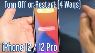 iPhone 12 How to Turn Off or Restart 4 Ways [upl. by Cristiona]