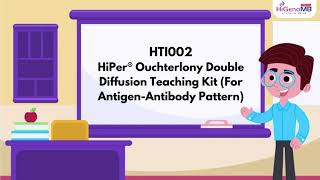 HiPer® Ouchterlony Double Diffusion Teaching Kit For AntigenAntibody Pattern  HTI002 [upl. by Tirb754]