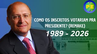 Em quem os inscritos votariam pra presidenteREMAKE [upl. by Nee264]