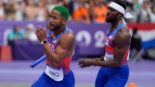 2024 Paris Olympics Who won the mens 4x100m relay final [upl. by Haraf]