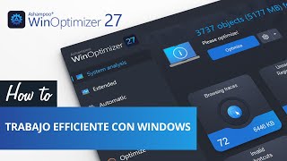 Ashampoo WinOptimizer 27  Trabajo eficiente con Windows [upl. by Hoebart]