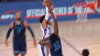 Matisse Thybulle powerful dunk on Jaren Jackson Jr  Sixers vs Grizzlies  Scrimmage [upl. by Llertnek449]