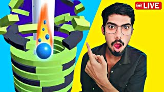 ShahrukhSM7080🤯Stack Ball 🔴LIVE 34D Gaming🇮🇳🎮📲 [upl. by Staford]