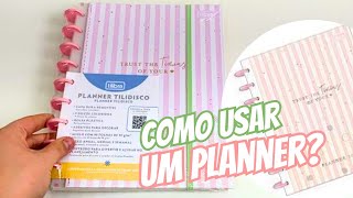 COMO USAR UM PLANNER  Planner 2024 [upl. by Airad51]