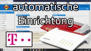 Fritzbox am Telekom Anschluss  Die automatische Einrichtung [upl. by Tomas]