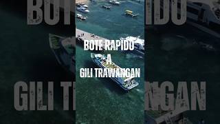 Bote rapido a Gili Trawangan Indonesia indonesia gilitrawangan giliislands ferry fastboat [upl. by Welcome425]