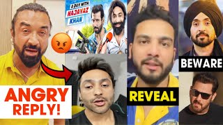 LAFDA Ajaz Khan ANGRY Reply to Harsh Beniwal’s Video…😡 Elvish Yadav  Salman Khan Diljit Dosanjh [upl. by Essilrahc]