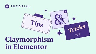 How to Create a Claymorphism Effect in Elementor [upl. by Naivad]