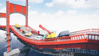 Collapsing Bridge with Traffic  Teardown [upl. by Ellirpa]