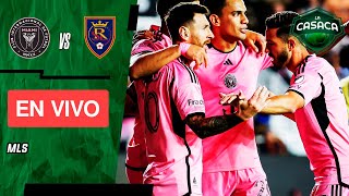 🚨 INTER MIAMI vs REAL SALT LAKE EN VIVO 🔥 MLS  MESSI y SUÁREZ TITULARES [upl. by Dorena]