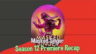 🎭 The Masked Singer Season 12 Premiere Recap Shocking Twists amp Unmaskings [upl. by Anifad]