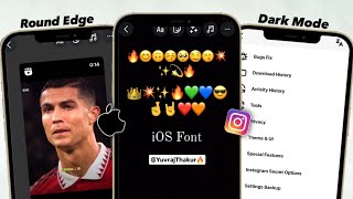 Honista V10 iOS Instagram On Android  With iOS Emojis amp Font  iPhone Round Edge Story [upl. by Efron]