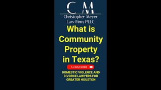 WHAT IS COMMUNITY PROPERTY IN TEXAS Houston Family Lawyer explains [upl. by Monti354]