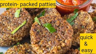 LENTILdal VEGETABLE PATTIES Recipe  Easy Vegetarian and healthy Meals  Lentil Recipes [upl. by Spark235]