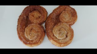 Palmier cookies עוגיות אוזני פיל [upl. by Fritzsche]