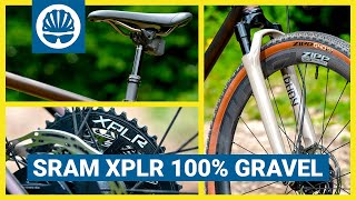 SRAM XPLR  Gravel Suspension Fork  Dropper  NEW Groupset  GRX Killer [upl. by Enaud]