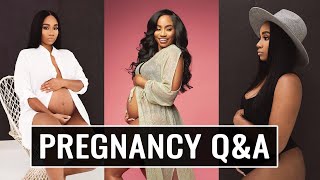 Pregnancy Q amp A Talking about all the things  JaLisaEVaughn [upl. by Aerdnat135]