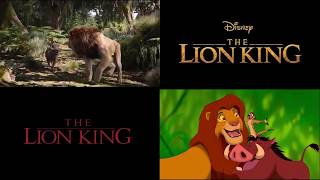 Comparison Hakuna Matata I 2019 VS 1994 Comparison [upl. by Acissehc]