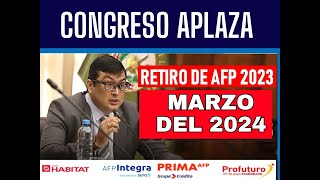 COMISIÓN DE ECONOMIA  CÉSAR REVILLA Y EL CONGRESO APLAZA RETIRO DE AFP 2023 A MARZO DEL 2024 [upl. by Domph]