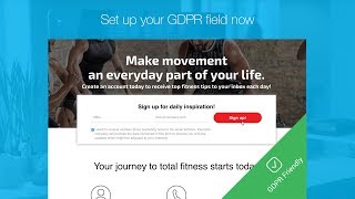 GDPR Fields  Get transparent and GDPR compliant with GetResponse [upl. by Ful]