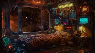 Space Serenity Relaxing Sounds from a Futuristic Starship  Enhancing Relaxation and Focus [upl. by Acirahs]