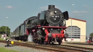 Mit Dampflok 41 096 im Eilzugtempo durch Niedersachsen [upl. by Nomsed582]