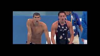 Jason Lezak is him ineedahero michaelphelps olympics 2008 swim [upl. by Kaye98]