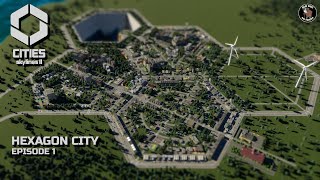 Using Geometry to Design a City  Hexagon City  Episode 1  Cities Skylines 2 [upl. by Sitof381]