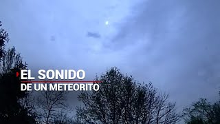 EXPLOSIÓNSÓNICA  Así se escuchó la caída de un meteorito en Indiana Estados Unidos [upl. by Yesak]