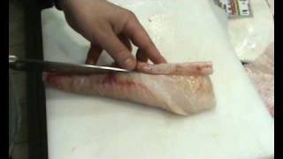 Angler filetieren  How to filet monkfish [upl. by Arianie]