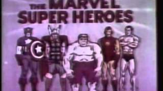 Marvel Super Heroes 1966  INTRO IN COLOR AND A CAPTAIN AMERICA BIO [upl. by Trinee]