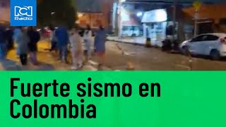 Temblor sacudió el centro del país [upl. by Ellesij]