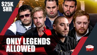 The GREATEST Final Table Only Poker LEGENDS Allowed  25k SHR Highlights [upl. by Eliason]