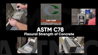 ACI Strength  ASTM C78 Flexural Strength of Concrete  CRMCA Accessible Procedures [upl. by Felecia467]